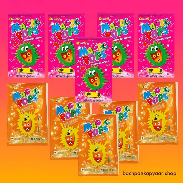 Magic Pops Popping Candy [ Pack of 4 ]