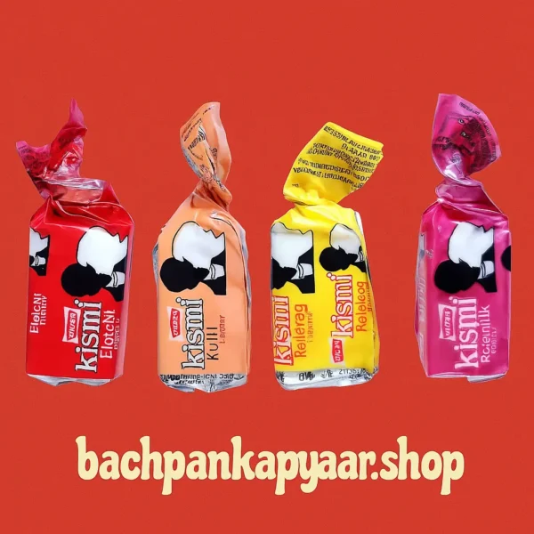 Parle Kismi Assorted Flavours Elaichi - Rajbhog - Kulfi - RoseMilk [ Pack of 10 ] 