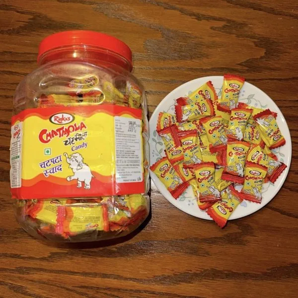 Chatmola Candy in a colorful, spicy packaging