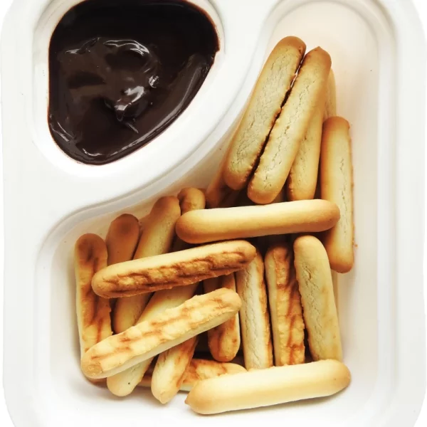 Chocolatey Dip With Biscuit Sticks - Smooth,