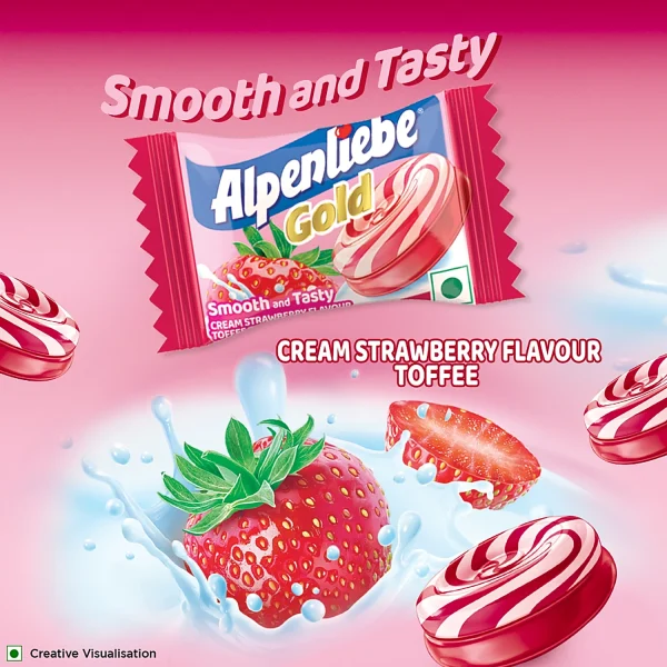 Alpenliebe Strawberry [ Pack of 10 ]