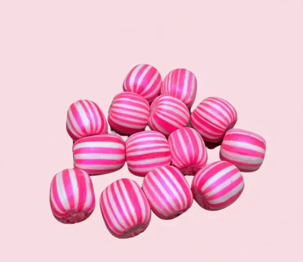 Gulabo  Candy [ Pink Stripped Candy Balls ] [Pack of 10]