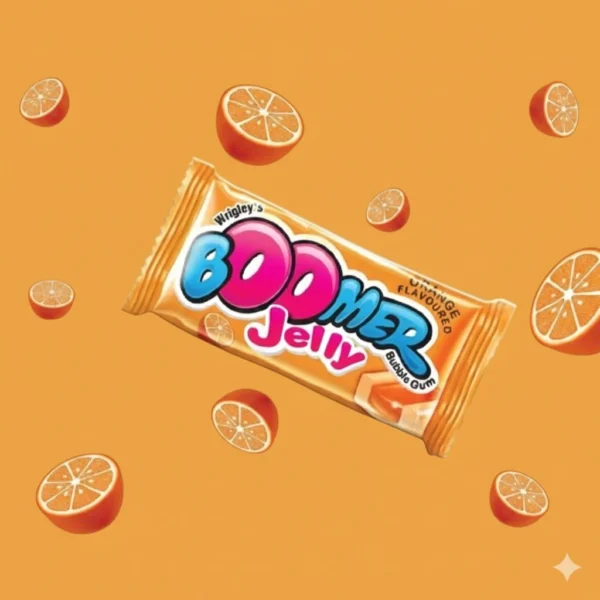 Boomer Orange Jelly [ Pack of 20]