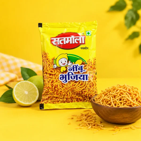 Satmola Namkeen Nimbu Bhujia ₹1 Namkeen Packet